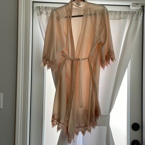 Peach/ Light Pink Robe